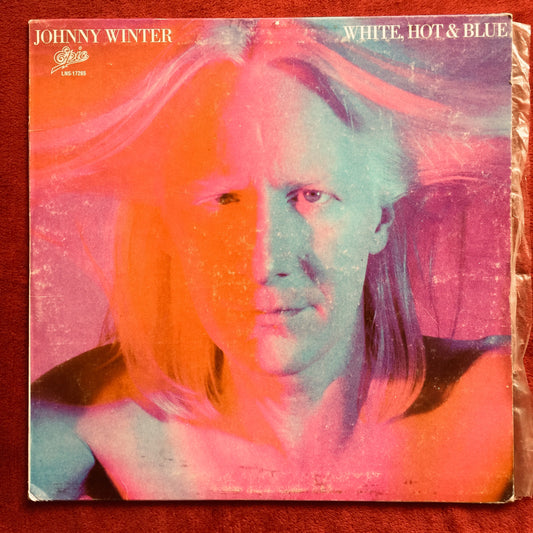 Johnny Winter. White, Hot & Blue. Vinilo nacional. formato muerto