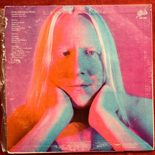 Johnny Winter. White, Hot & Blue. Vinilo nacional. formato muerto