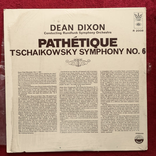 Dean Dixon Conducting Rundfunk Symphony Orchestra. Vinilo. formato muerto