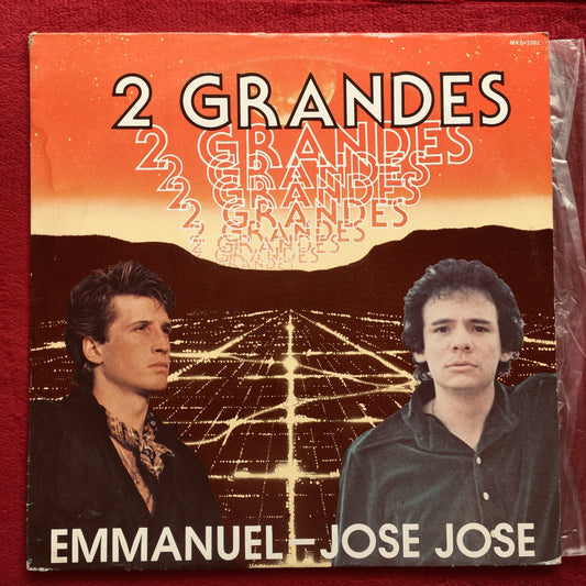 Emmanuel - José José – 2 Grandes. Vinilo formato muerto