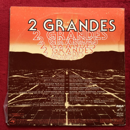 Emmanuel - José José – 2 Grandes. Vinilo formato muerto