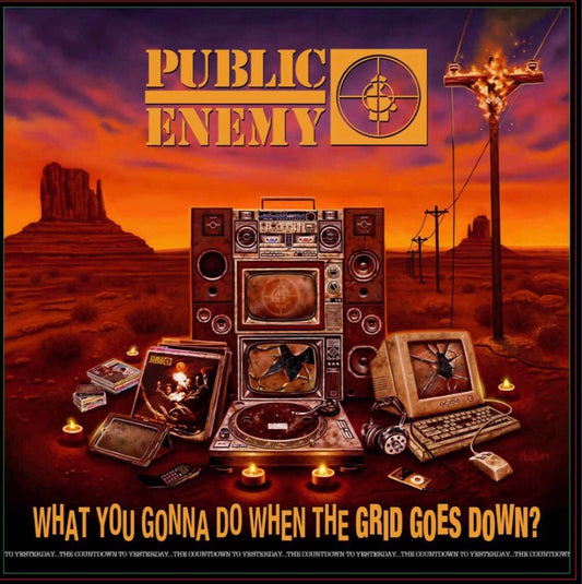 Public Enemy. What you gonna do when the grid goes down. Vinyl nuevo.