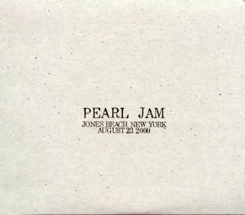 Pearl Jam – Jones Beach, New York - August 23, 2000. Cd doble. tienda de dscos en méxico formato muerto