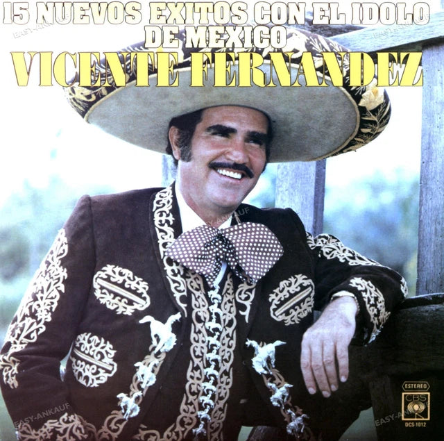 Vicente Fernández – 15 Nuevos Éxitos Con El Ídolo De México. CD. tienda de discos en méxico formato muerto