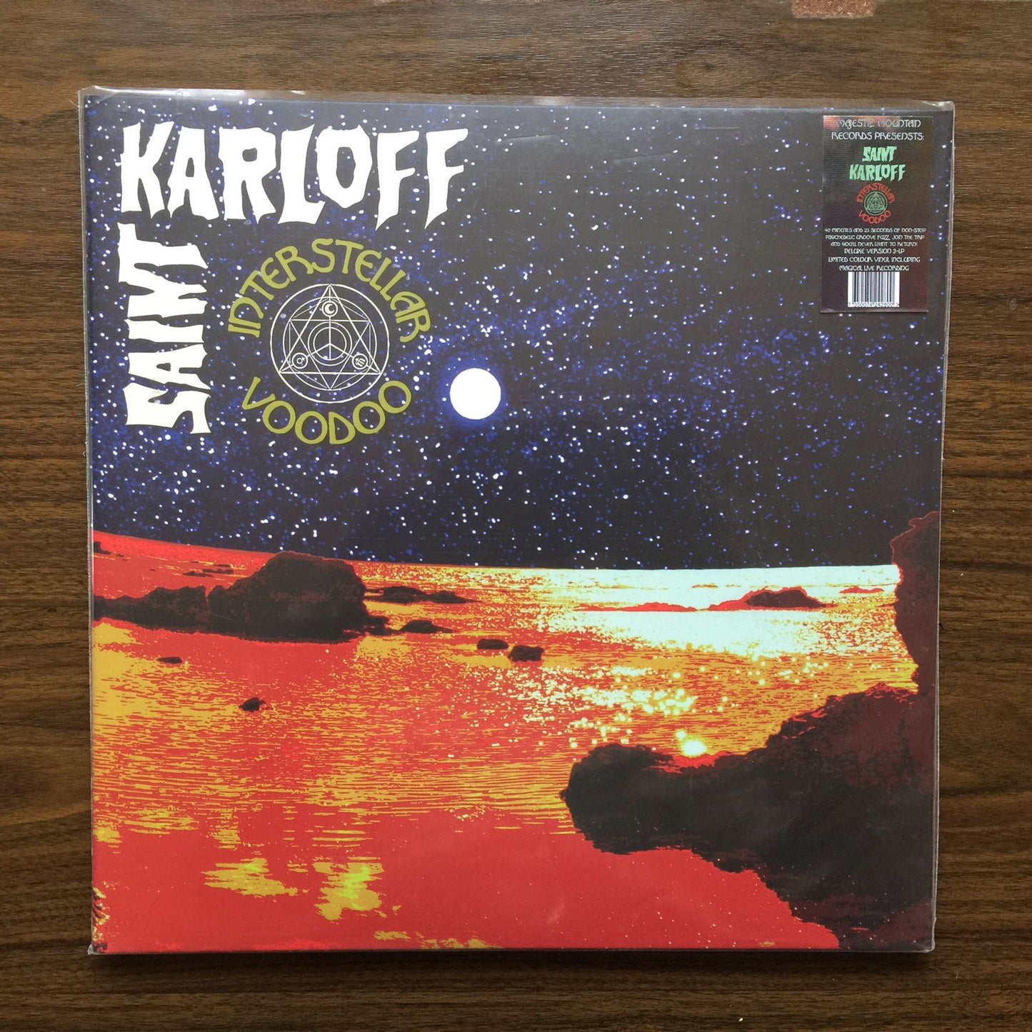 Saint Karloff. Interstellar Voodoo. Ninyl doble edición de lujo nuevo.