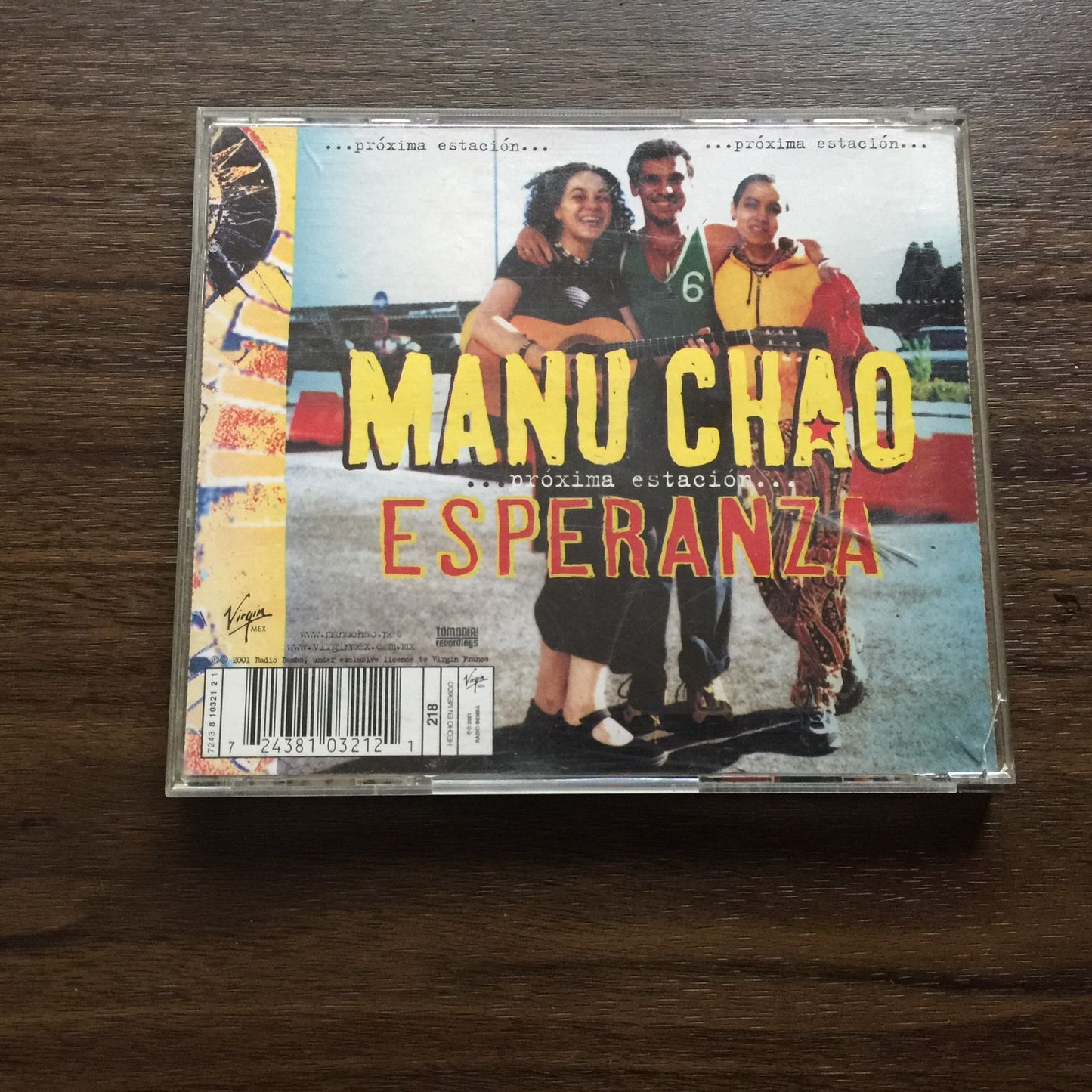 Manu Chao. Próxima estación... esperanza. CD en buen estado.