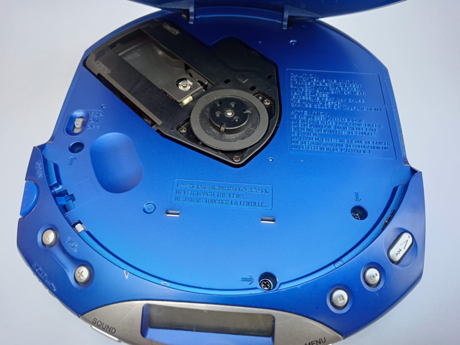 Sony D-E350 Reproductor portátil de CD, discman. formato muerto méxico