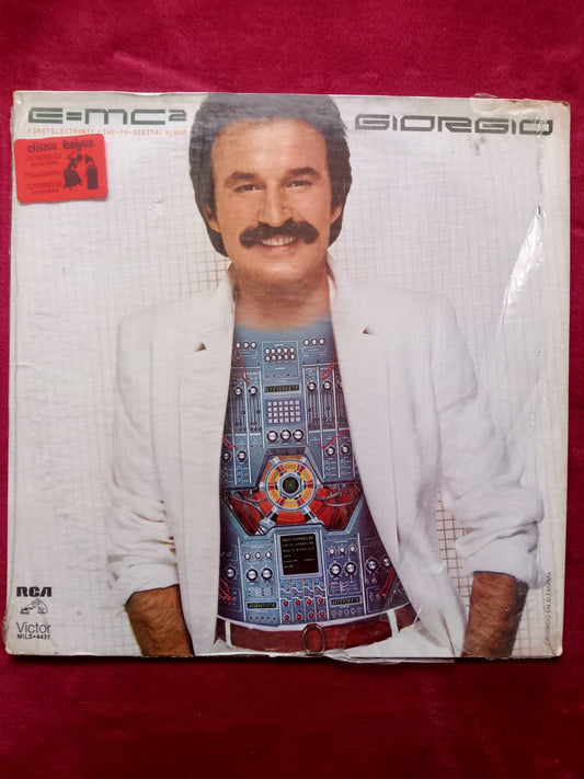 Giorgio Moroder. E=MC². Vinilo nacional. formato muerto