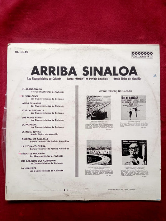 Varios. Arriba Sinaloa. Vinilo. formato muerto