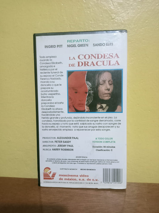 LA CONDESA DE DRACULA. VHS en buen estado. formato muerto