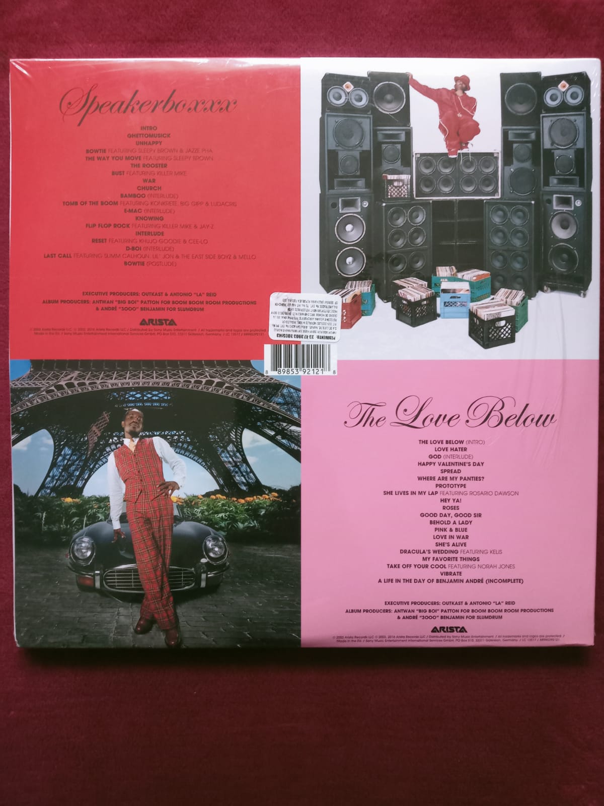 OutKast. Speakerboxxx / The Love Below. Vinilo cuádruple nuevo. formato muerto