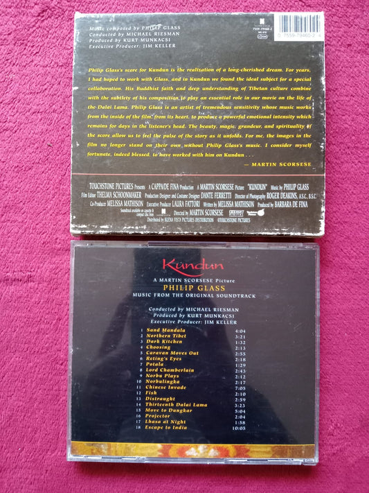 Kundun. Philip Glass. Cd importado. formato muerto