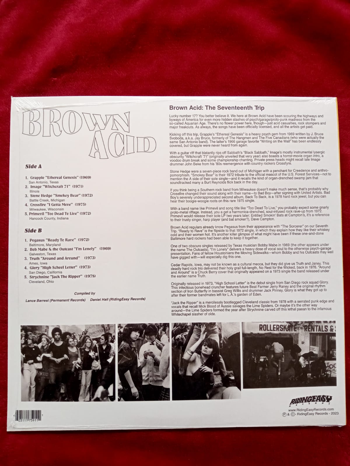 Varios. Brown Acid – The Seventeenth Trip. Vinilo nuevo.  formato muerto