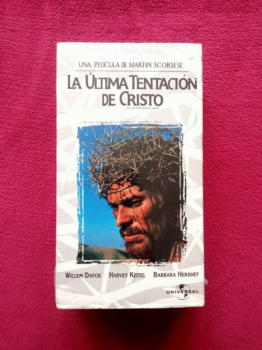 La última tentación de Cristo. VHS.