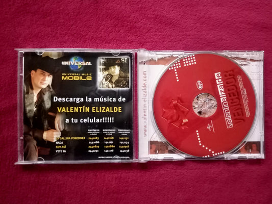 Valentín Elizalde Y Su Banda Guasaveña – Vencedor. Cd en buen estado. formato muerto