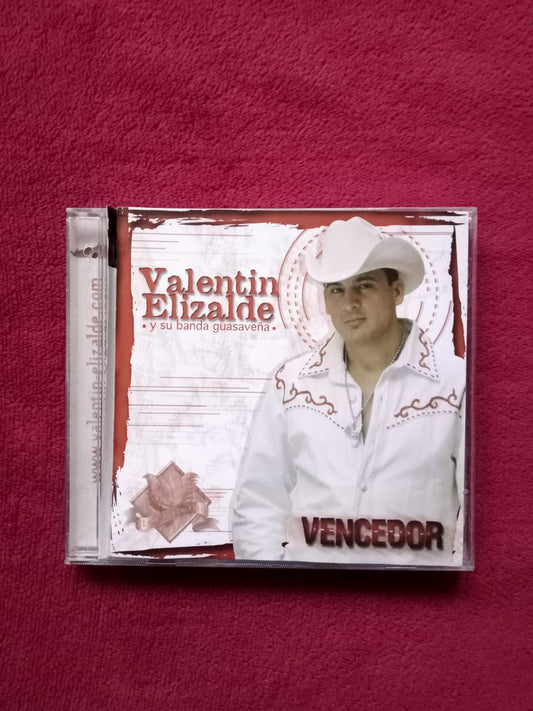 Valentín Elizalde Y Su Banda Guasaveña – Vencedor. Cd en buen estado. formato muerto