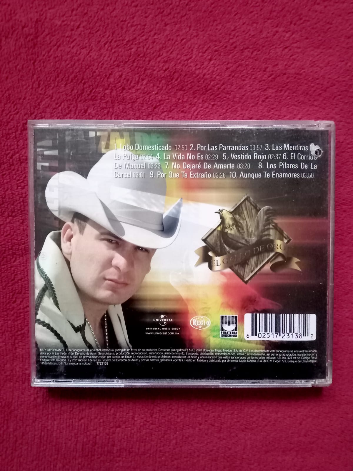 Valentín Elizalde Y Su Banda Guasaveña – Lobo Domesticado. Cd en buen estado. formato muerto