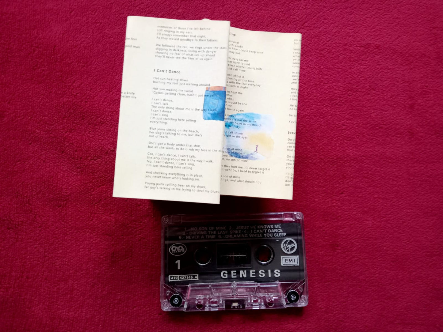 Genesis. We Can't Dance. Cassette nacional en buen estado. formato muerto