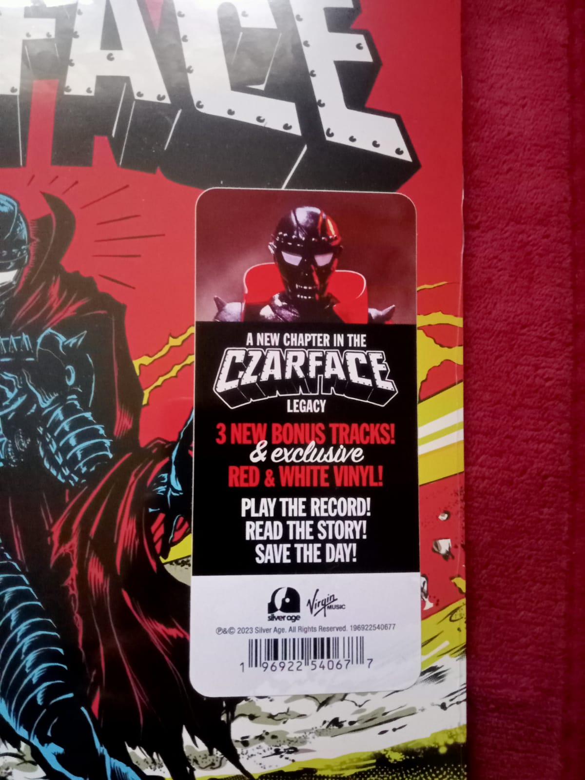 Czarface. Czar Noir. Vinilo nuevo ed. especial. formato muerto