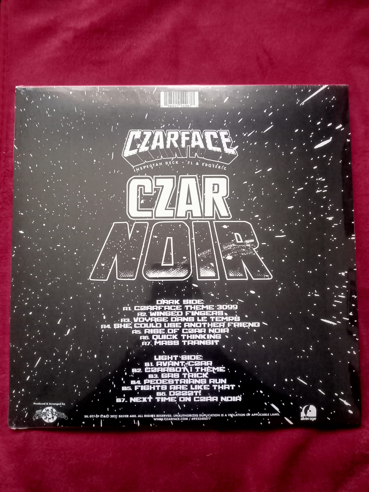 Czarface. Czar Noir. Vinilo nuevo ed. especial. formato muerto