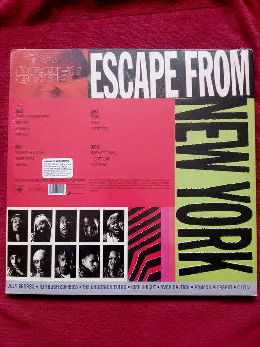 Beast Coast. Escape from New York. Vinilo doble nuevo. formato muerto