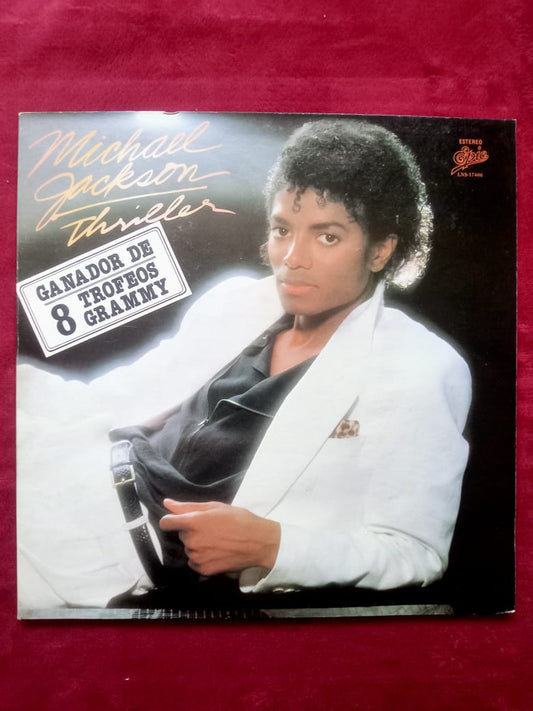 Michael Jackson – Thriller.vinilo nacional. formato muerto