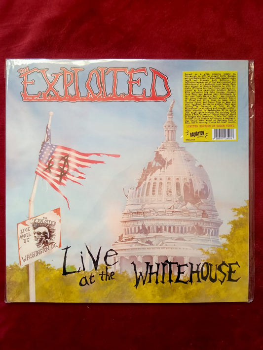 The Exploited – Live At The Whitehouse. Vinilo nuevo de color. formato muerto