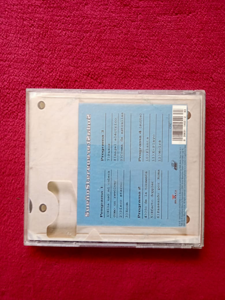 Soda Stereo – Sueño Stereo. Cd nacional primera edición 1995. formato  jerto