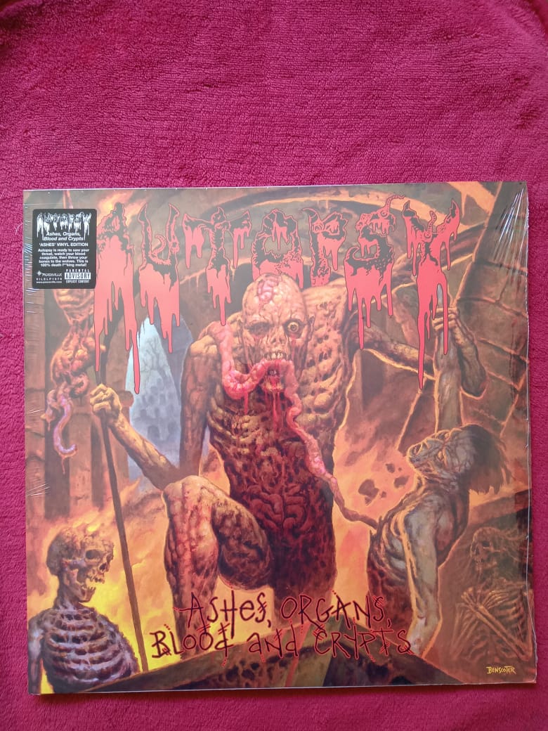 Autopsy. Ashes, Organs, Blood and Crypts. vinilo nuevo. formato muerto