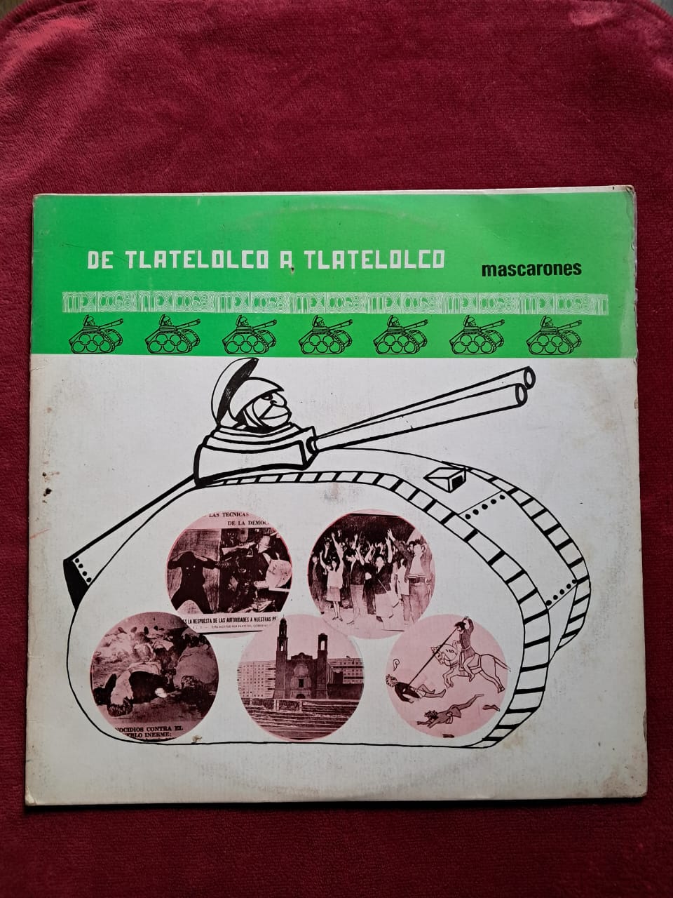 Mascarones – De Tlatelolco A Tlatelolco. Vinilo. formato muerto