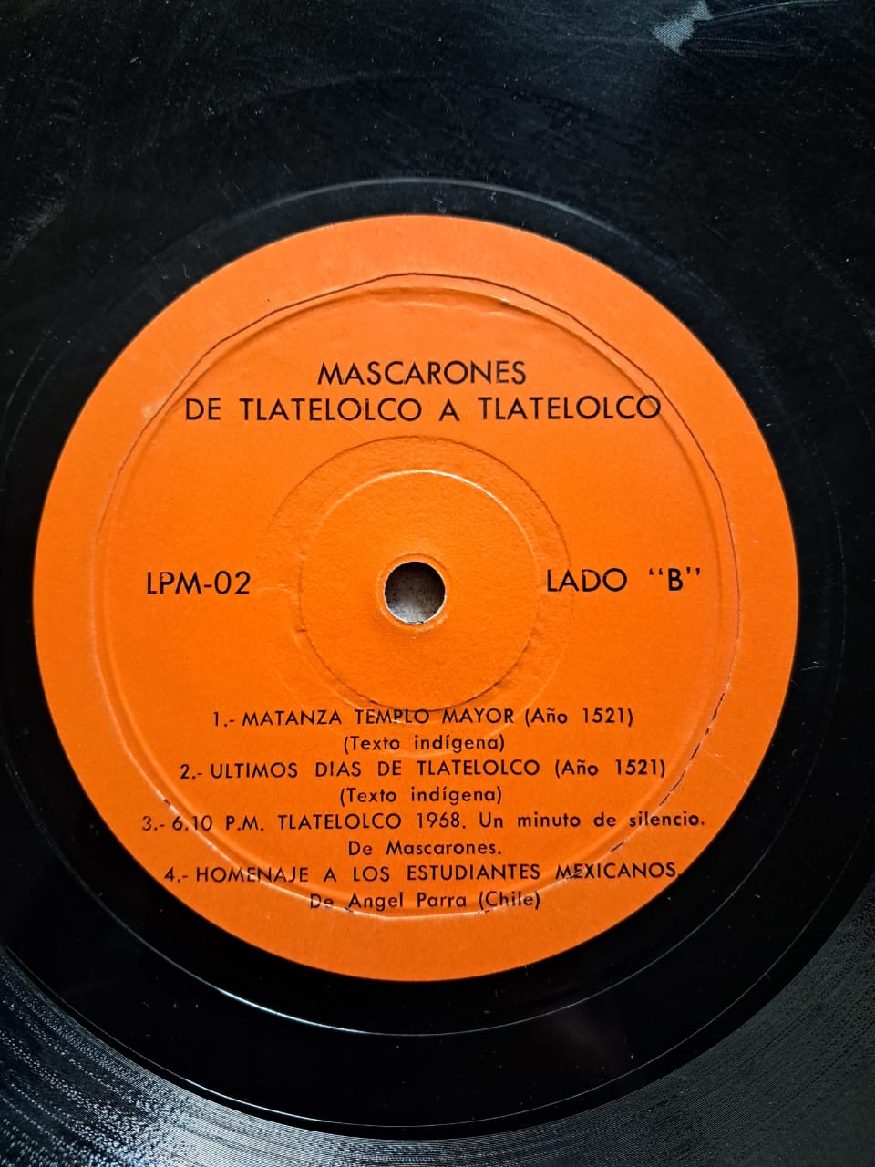 Mascarones – De Tlatelolco A Tlatelolco. Vinilo. formato muerto