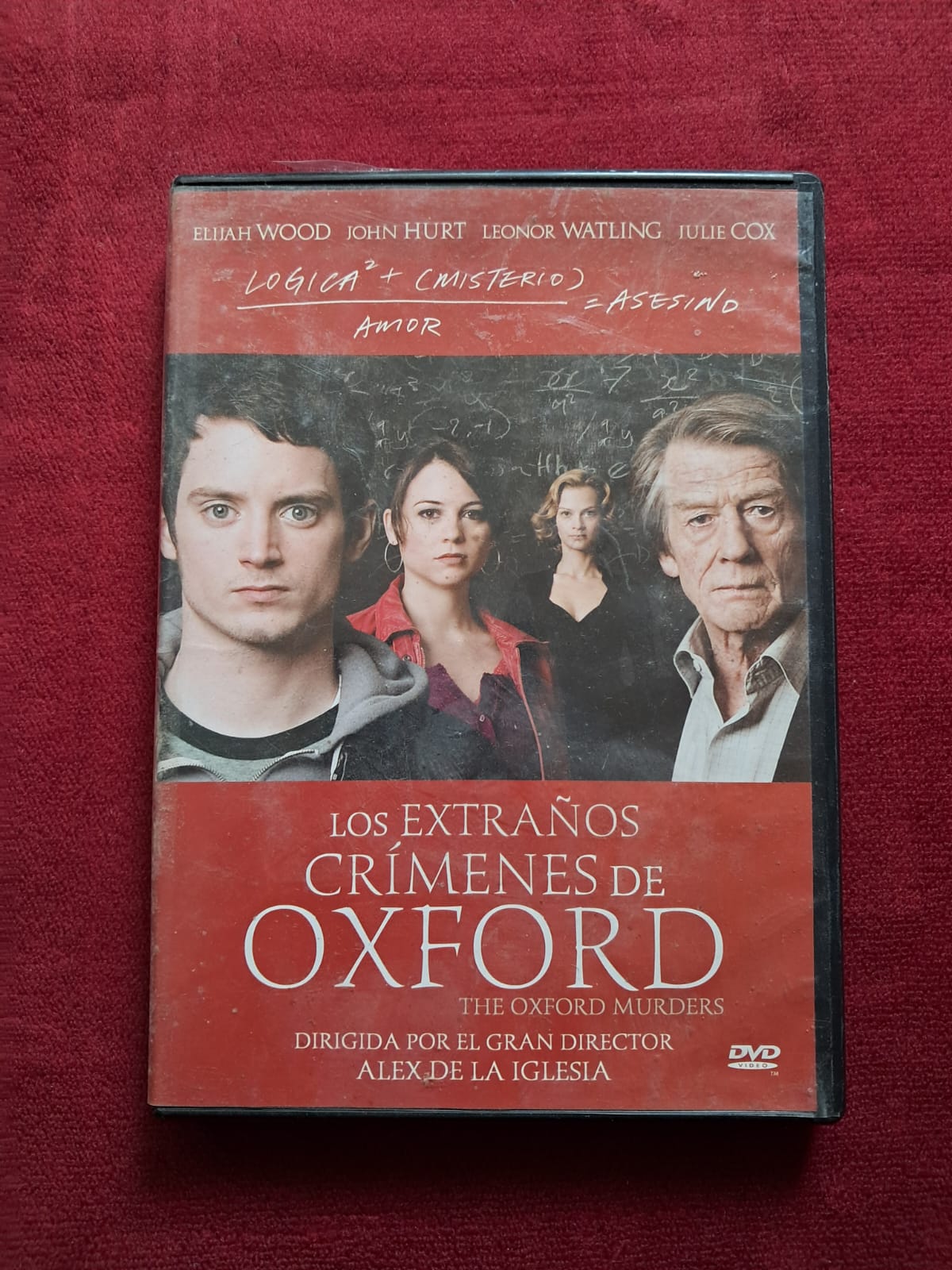 Los Extraños Crímenes de Oxford (The Oxford Murders). DVD en buen estado. formato muerto