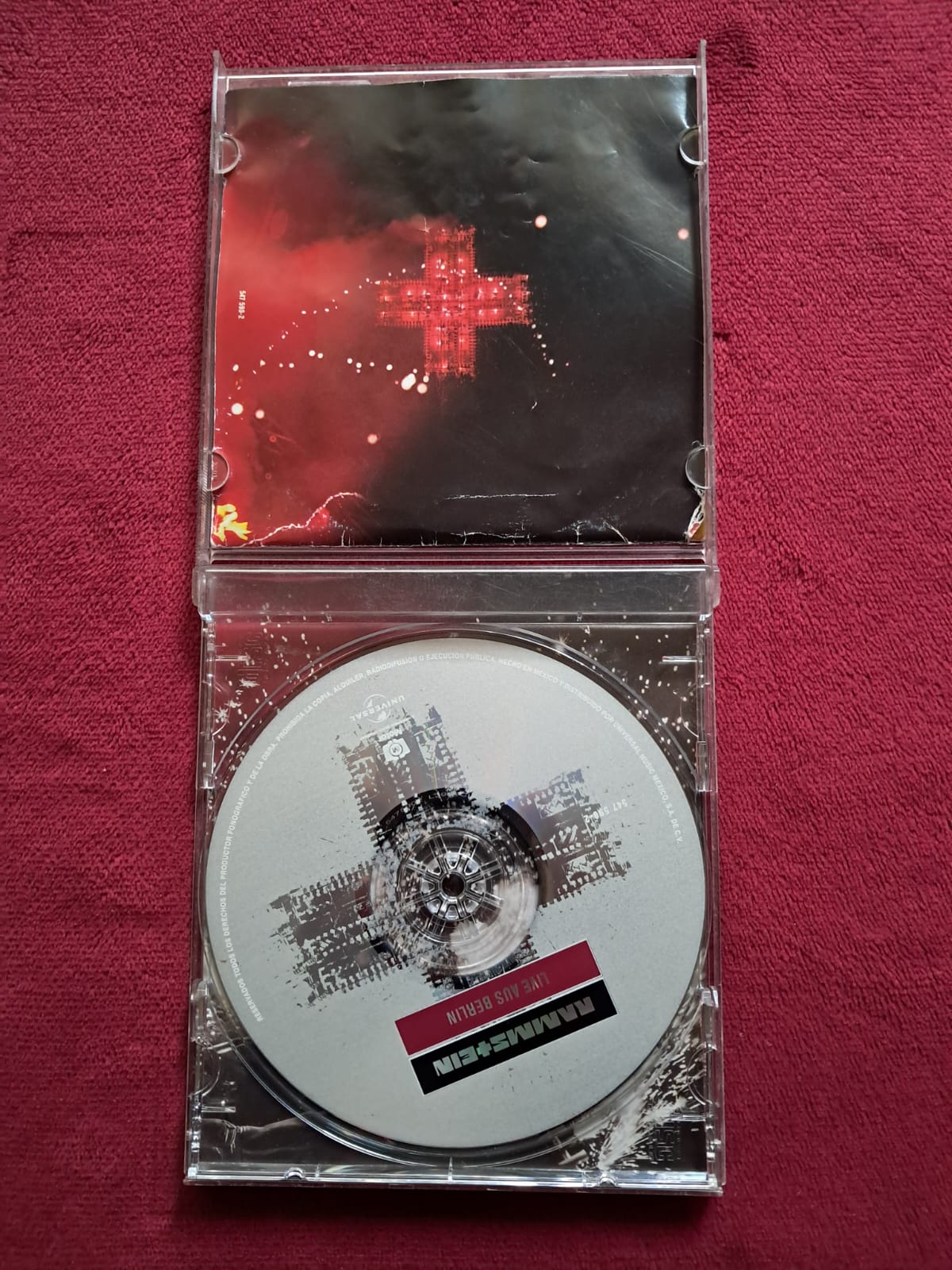 Rammstein – Live aus Berlin. Cd nacional. formato muerto 