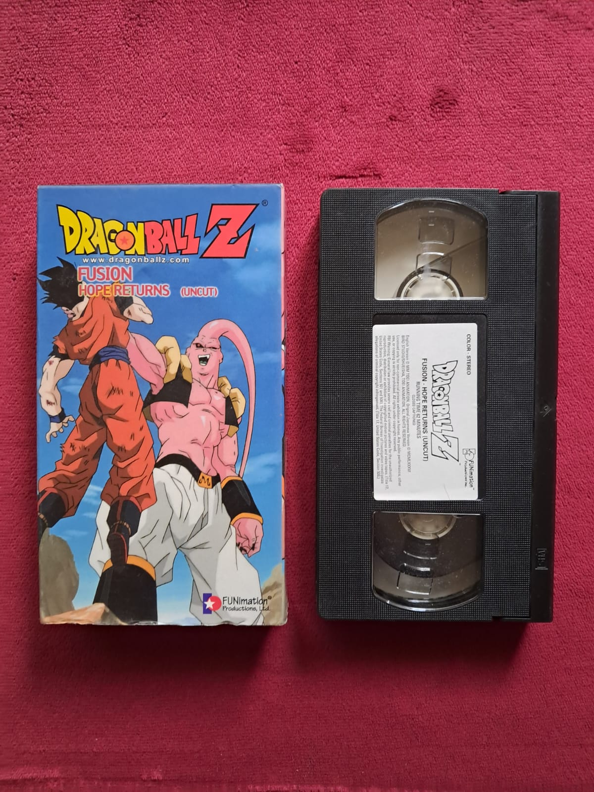 Dragon Ball Z: Fusion - Hope Returns. VHS en buen estado. formato muerto