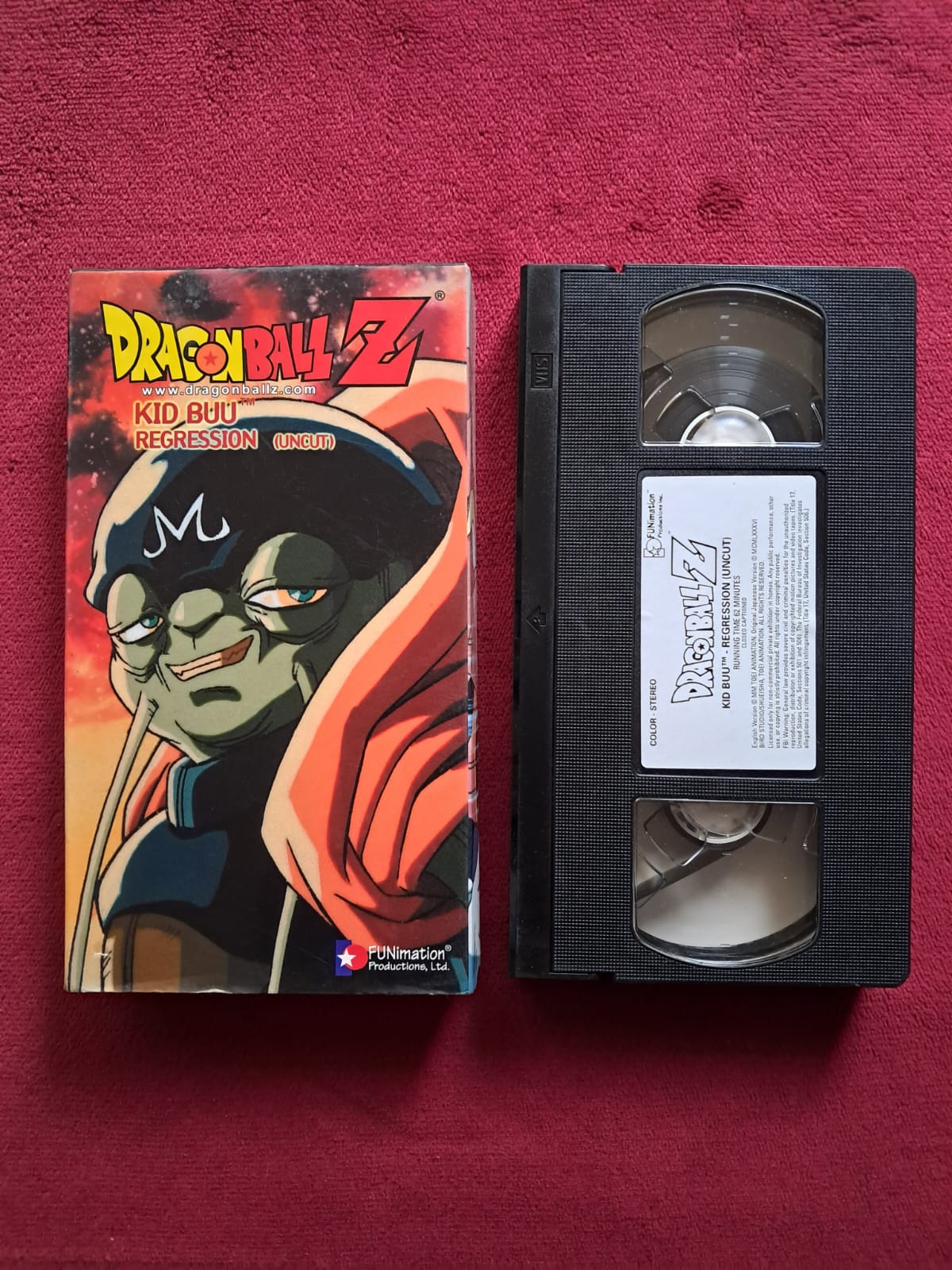 Dragon Ball Z - Kid Buu: Regression - VHS Edited Version en buen estado. formato muerto