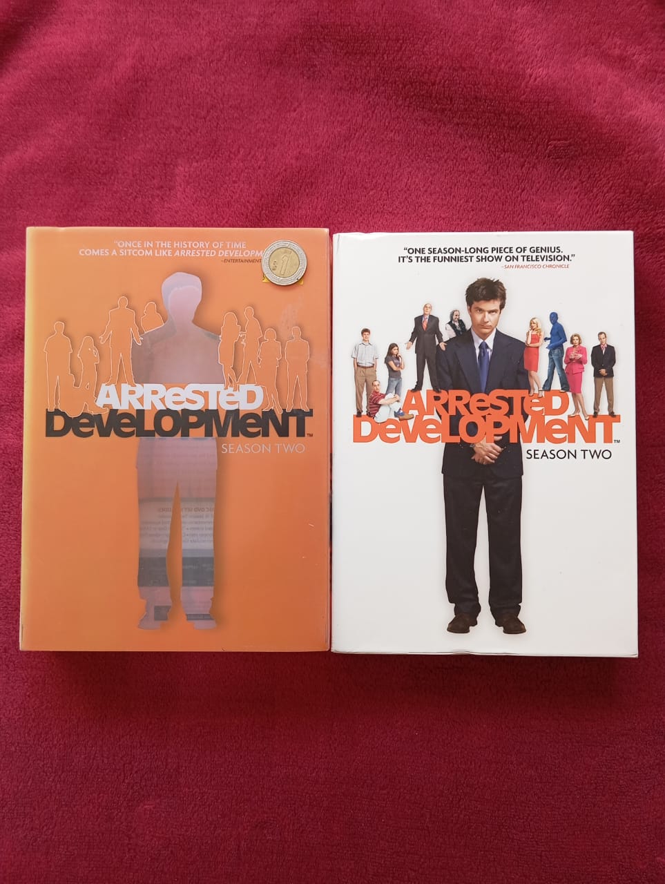 Arrested Development segunda temporada DVD formato muerto