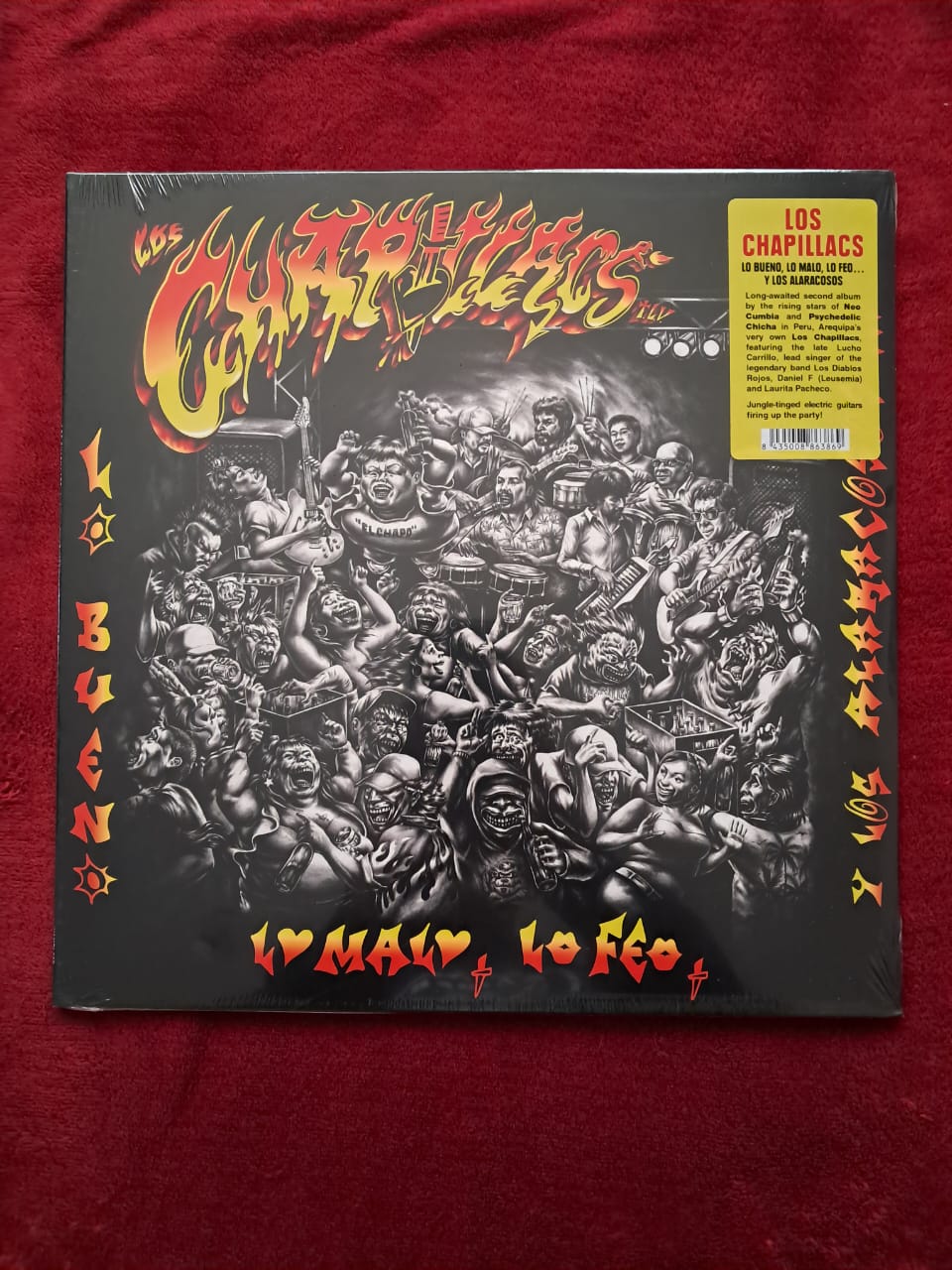 Los Chapillacs. Lo Bueno, Lo Malo, Lo Feo y Los Alaracosos Chapillacs. vinilo nuevo. tienda de discos formato muerto