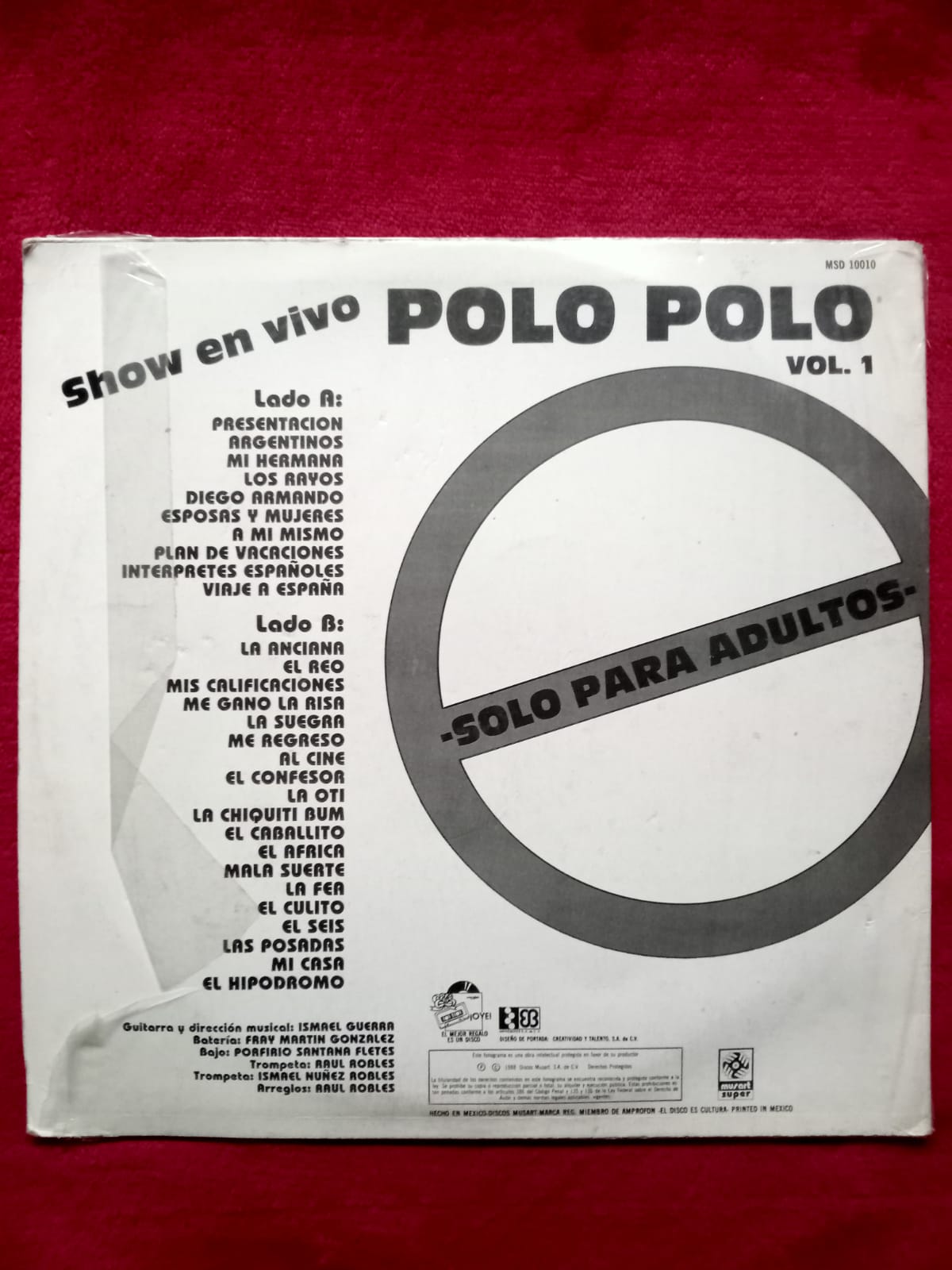 Polo Polo – Solo Para Adultos Vol 1. Vinilo.