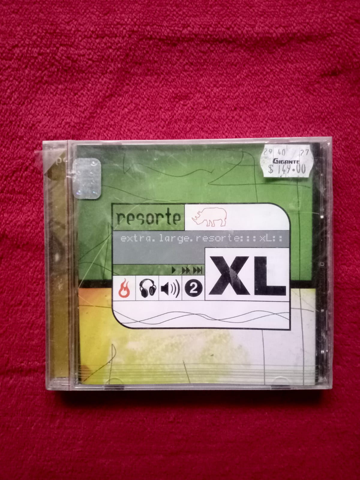 Resorte – XL. Cd nuevo. formato muerto tienda de discos en mexico