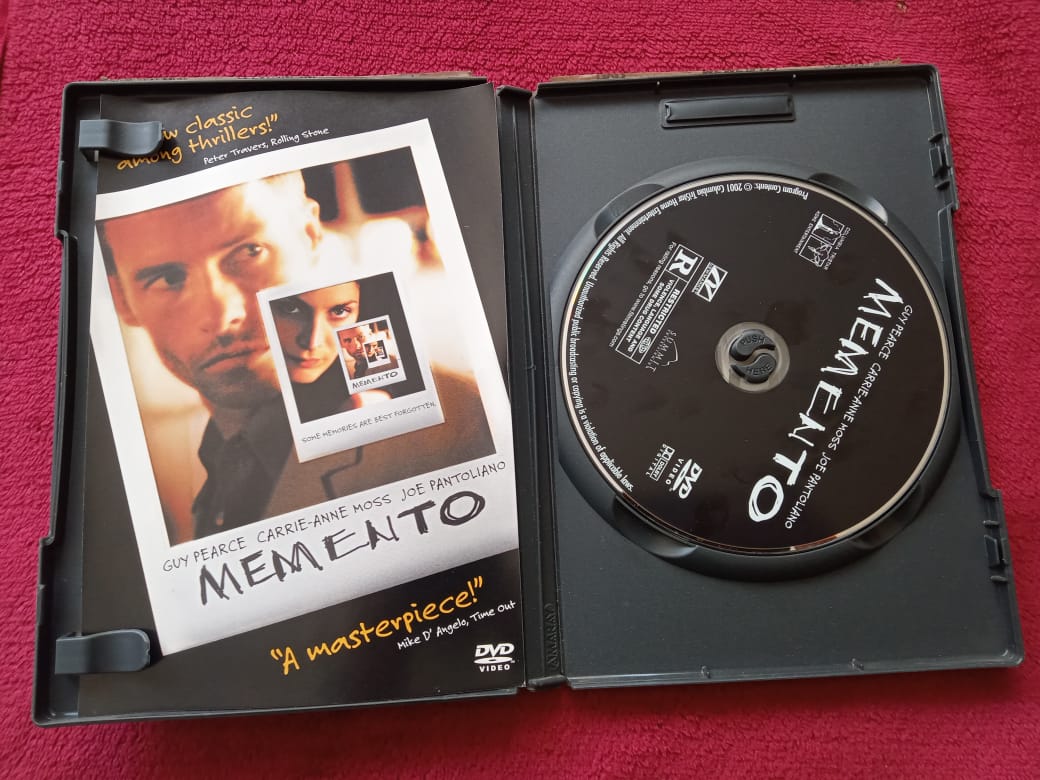 Memento. DVD importado.