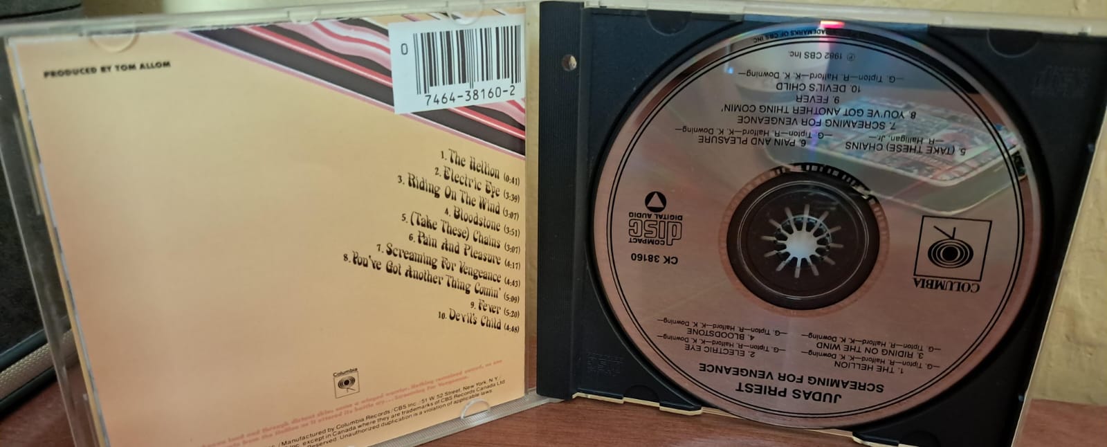 🦅⚡ Judas Priest – Screaming for Vengeance. Cd importado. formato muerto