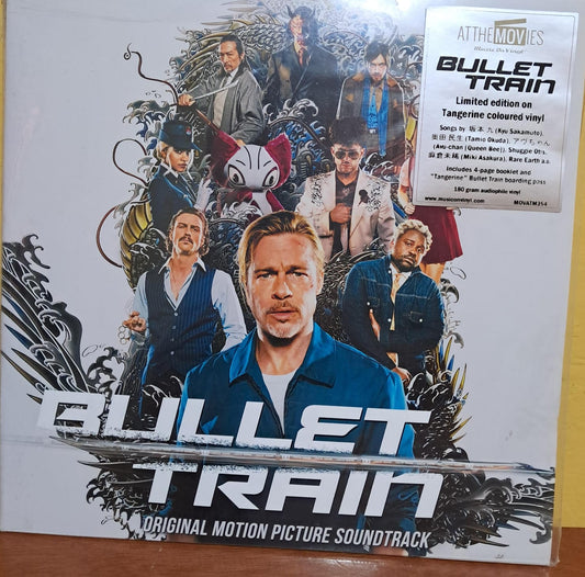 🚄 Bullet Train (Original Soundtrack) – Vinilo Color Mandarina 180g (Edición Limitada). Nuevo. formato muerto