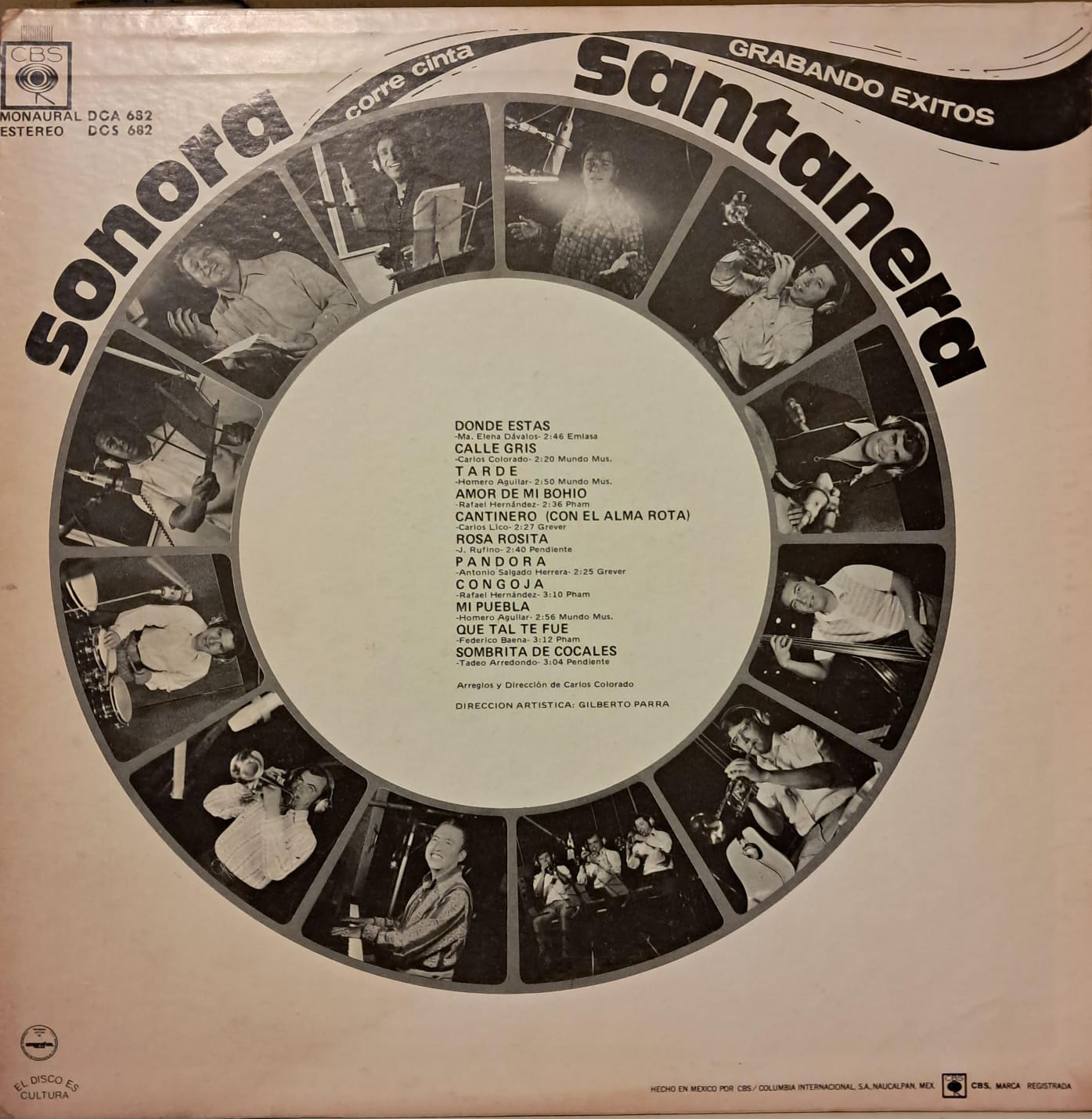 Sonora Santanera – Corre Cinta Grabando Éxitos. Vinilo buen estado. formato muerto