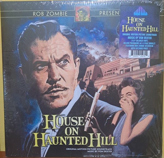 🕸️💀 Waxwork Records. House on Haunted Hill (1959). Vinilo doble nuevo. formato muerto