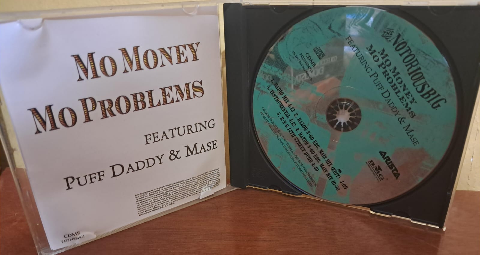 💿 Mo Money Mo Problems – CD Single (1997) 💿 formato muerto