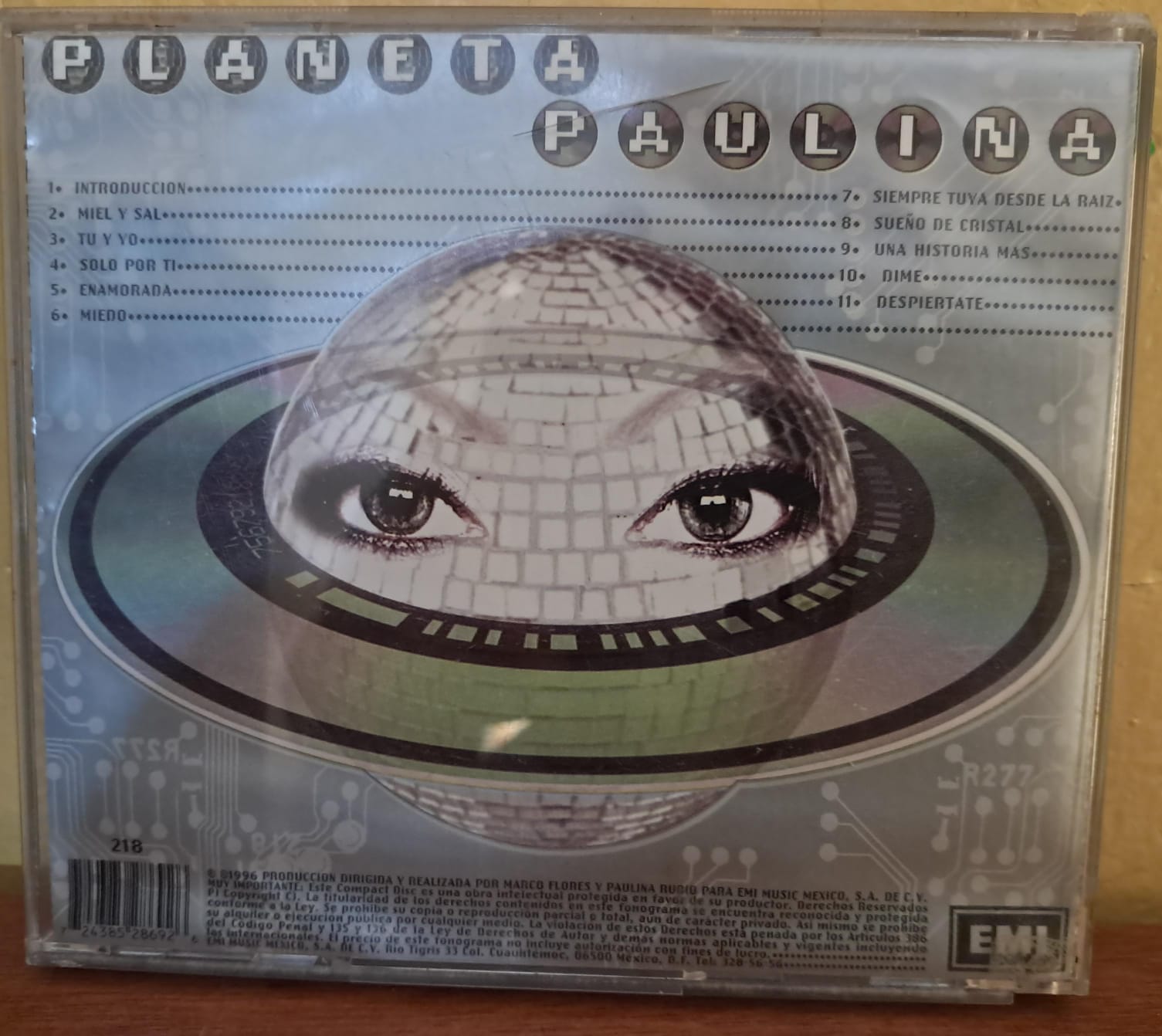 Paulina Rubio – Planeta Paulina. Cd en buen estado. formato muerto