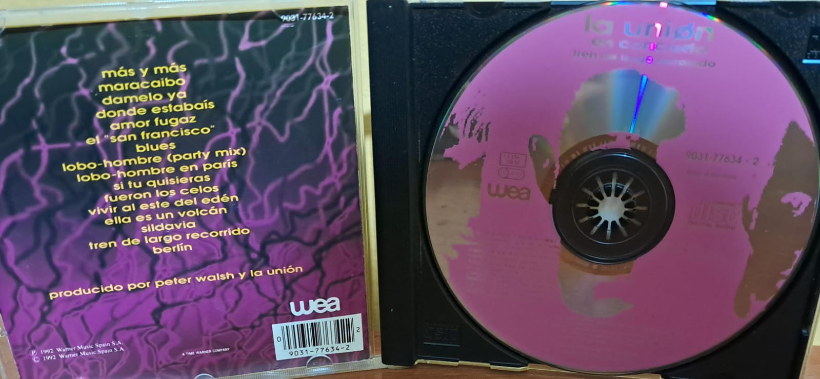 La Unión – En Concierto: Tren de Largo Recorrido. Cd en buen estado.