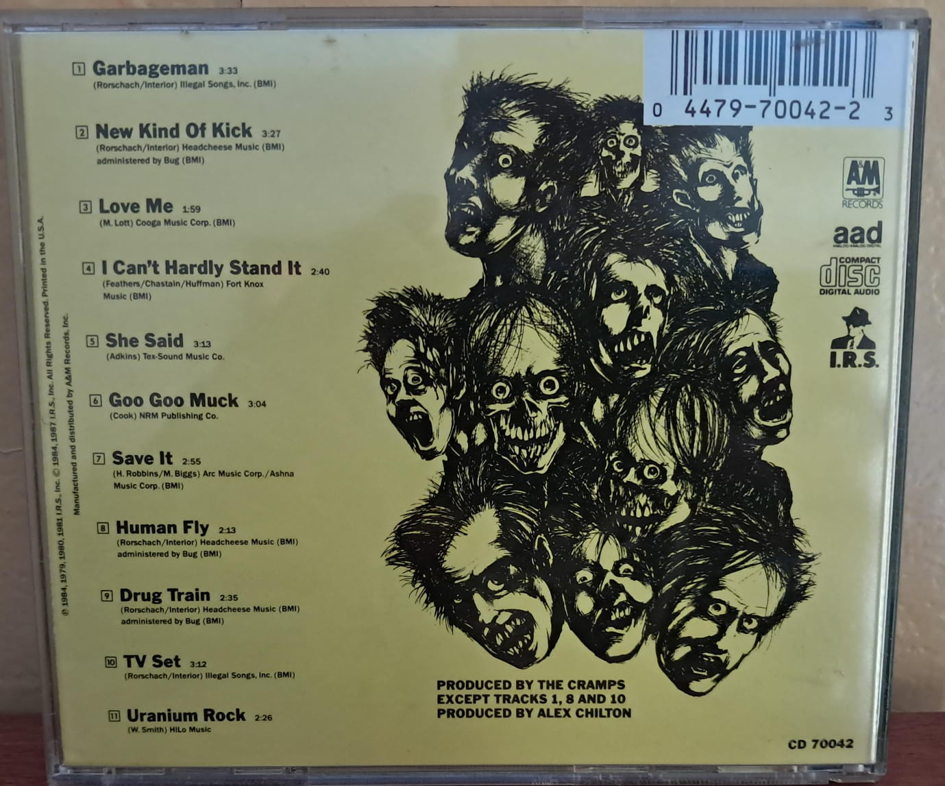 THE CRAMPS – BAD MUSIC FOR BAD PEOPLE. Cd importado. formato muerto