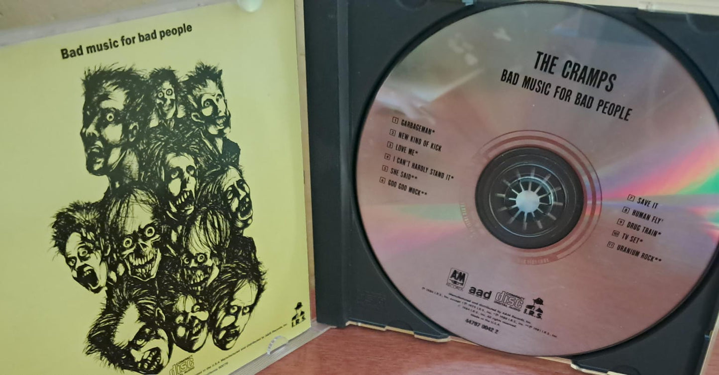 THE CRAMPS – BAD MUSIC FOR BAD PEOPLE. Cd importado. formato muerto