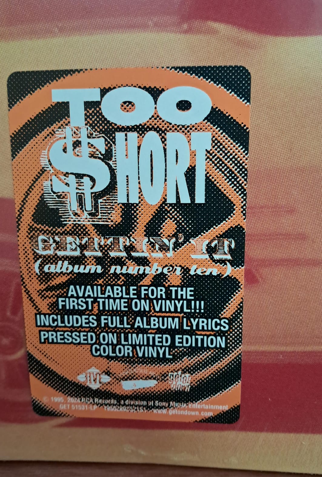 TOO $HORT – GETTIN’ IT (ALBUM NUMBER TEN). Vinilo doble nuevo. formato muerto